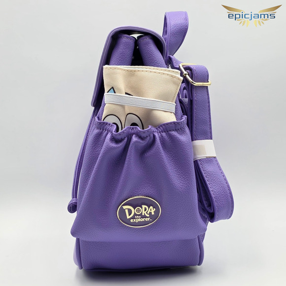 Dora The Explorer Backpack & Map Purple Mini Backpack Bag New - Picture 4 of 5